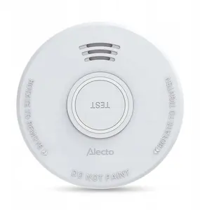 Dūmu detektors Alecto SD110, darbināms ar bateriju, modelis SD110, ø101×36 mm