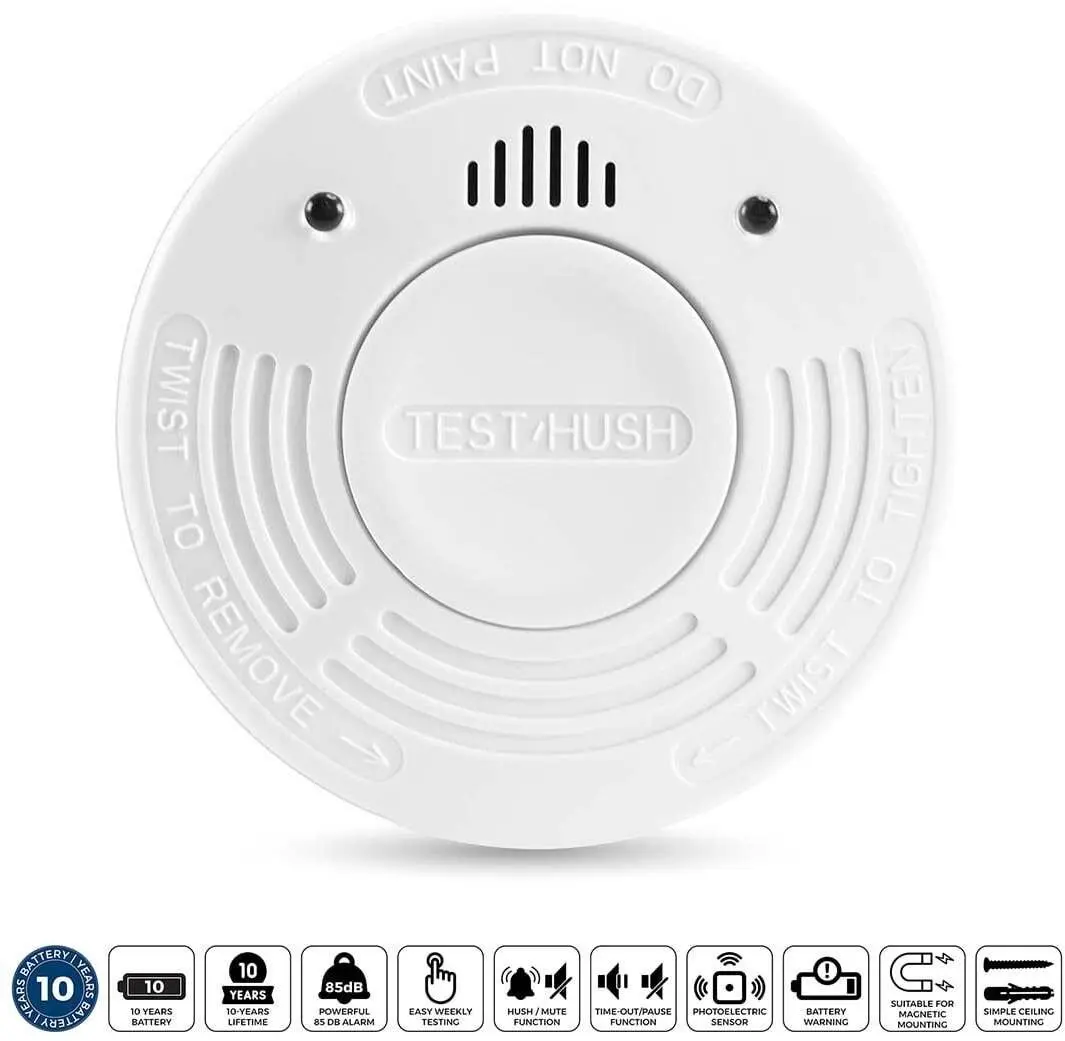 Dūmu detektors Alecto SD1010 2X ar