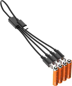 Rechargeable AAA Batteries Xtorm NextGen XNG3AB4 — 570 mAh, USB-C, 4-pack, orange
