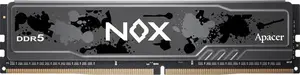APACER NOX DDR5 16 ГБ 5600 МГц CL40 UDIMM — оперативная память для ПК, черная