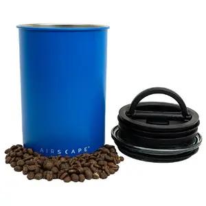 Airscape stainless steel aroma container medium AS2907, matte blue