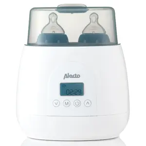 Bottle warmer Alecto BW700TWIN — twin 3-in-1 electric bottle warmer, 512 W, 230 V, white