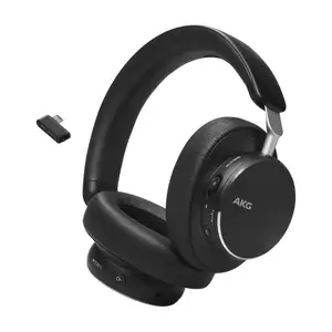 Austiņu austiņu AKG N9 Hybrid — vadu un bezvadu Bluetooth over-ear, circumaural, galvas lente, 20–40000 Hz, melna