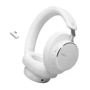 Akyga AKG N9 Hybrid — austiņu komplekts vadu un bezvadu Bluetooth, pāri auss (circumaural), galvas lentīte, balts, 20–40000 Hz