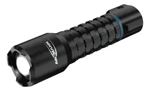 Ручной фонарь ANSMANN TS1000RF черный — LED 10 Вт, Li‑Ion 2600 мА·ч, USB‑зарядка, IPX4, алюминиевый корпус