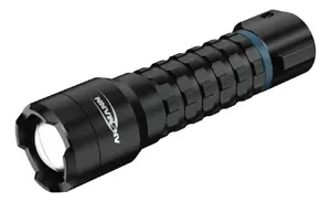 Ручной фонарь ANSMANN TS3000RF Black — LED 20 Вт, USB‑зарядка, аккумулятор IMR16340 Li‑Ion, IPX4