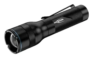 Hand flashlight ANSMANN TA100BF — Black, SMD LED 3W, IP44, AA battery