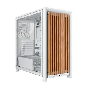 CORSAIR FRAME 4000D RS Wood Mid-Tower baltā/ozola, Mid-Tower ATX saderīgs, rūdīts stikls