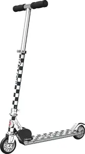 Самокат прогулочный Razer Razor Scooter A Checked Out Black/White - двухколёсный складной самокат