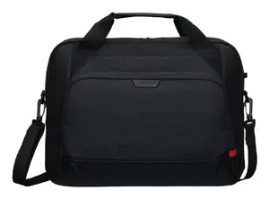 Briefcase TARGUS EcoSmart CN415GL for 40.6 cm (16") laptops, black/red, 1 front pocket, shoulder strap