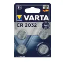 VARTA AG vienreizējā litija pogbaterija CR2032 3V, 4 gab.