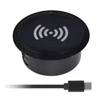 Wireless built-in charger Solight DC65BW 15W, black