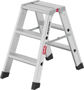 Step Ladder Hailo Master D80 2 x 3 Steps Double-Sided Folding, model 10000116