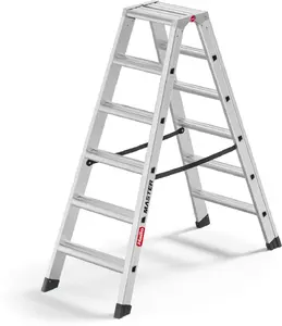 Stepladder Hailo Master D100 double-sided 2x6 steps, model 10000113