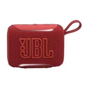 Портативная моно-колонка JBL GO 5 Red — беспроводная, 4.8 Вт RMS, зарядка USB-C, для смартфона/планшета