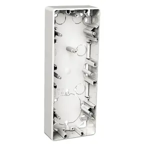 Schneider Electric surface mounting box 3-module 35 mm depth WDE002763, white