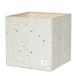 Storage box 3 Sprouts Square Polyester Green model IBXTGN (330×330×330 mm)