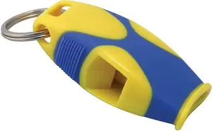 Švilpe Fox40 Sharx Safety ar aukliņu, Fox40 modelis 38059, dzeltenzils
