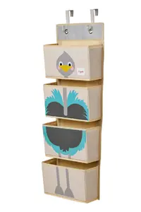 Hanging Storage Organizer 3 Sprouts SP3IWOOST — Polyester, Hook Mount, Blue