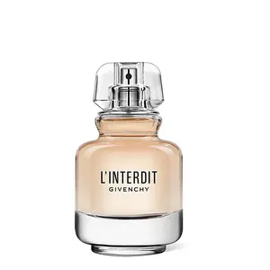 Matu migla GIVENCHY L'Interdit 35 ml — sieviešu aromatizēts matu sprejs ar bergamoti, ingveru, jasmīnu, tuberozi, apelsīnziedu, pačūliju, vetiveru