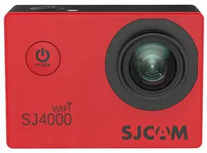Action Camera SJCam SJ4000 WiFi red — SJ4000 Wi‑Fi action camera, 1080p video support