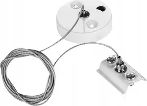 Cable linking kit for surface-mounted tracks DPM X-LINE STPW, white
