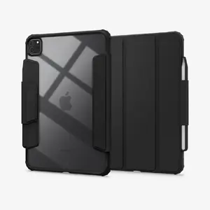 Чехол-фолио Spigen Air Skin Pro для Apple iPad Pro 11" (2024) — TPU, PC, искусственная кожа, режим подставки