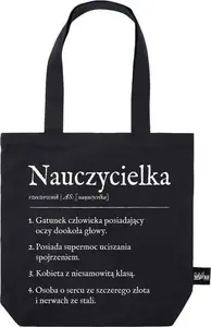 Teacher bag Nadwyraz.com Torba nauczycielka – Nadwyraz.com teacher tote bag