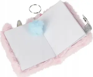 Plush Keychain Notepad STARPAK Unicorn STK NOT143 with Soft Plush Charm and Small Notepad