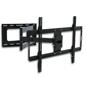 Кронштейн настенный Techly для 32–70" LCD/LED телевизоров, наклон -10°…5°, VESA до 600×400, нагрузка 45 кг, чёрный