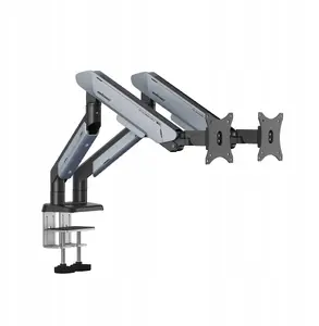 Monitor mount Anda Seat Stealth PRO II Duo for two monitors 17"–42" titanium