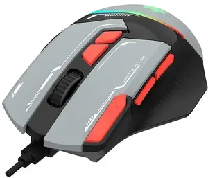 Vadu spēļu pele TRACER Gamezone Spectra Grey RGB USB, optiskais sensors, RGB apgaismojums