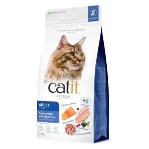 Dry cat food Catit Recipes Adult Fish & Poultry 2 kg, grain-free flavourings-free, antioxidants