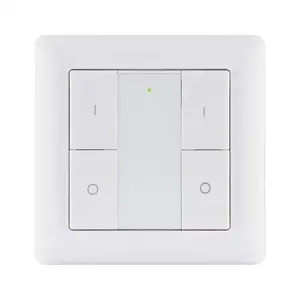 Wall light switch Paulmann PL50134 — wireless button control, white plastic