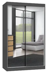 Шкаф Top e Shop IGA 120 ANT/ART A — 2‑дверный шкаф с 7 полками