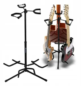 Guitar Stand SUPRIMO GS3 by SUPRIMO – 3‑guitar multi‑stand, black