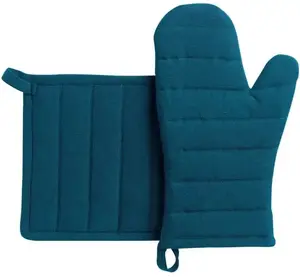 Usorteret VIVARAISE JONA GLOV+POTHOLD Peacock 15x30 kitchen glove and potholder set