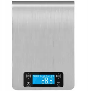 Kitchen scale LTC LXWG116 metal kitchen scale with digital display, precision weighing for food and ingredients