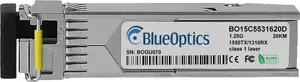 SFP-трансивер BlueOptics M-SFP-BIDI Type A LX/LC EEC — 1000BASE-BX-D, одномод, TX1550nm/RX1310nm, 10 км, DDM