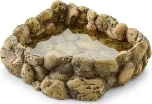 Corner Water Bowl Exo Terra L model EX-8282 – reptile water dish 16 x 18 x 5.5 cm