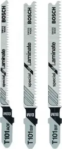 UN jigsaw blade set T, 3 pieces, for laminates, MPN 2608636429