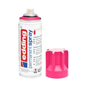 Acrylic spray paint Edding 5200 Pink (neon pink), 200 ml, spray can