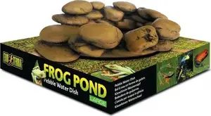 Exo Terra Frog Pond reptile water dish L stone-shaped 110 ml