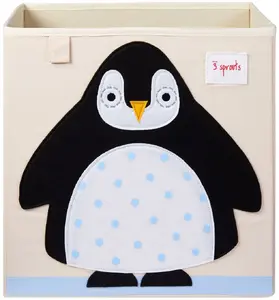 Storage box 3 Sprouts IBXPEN Square polyester multicolour, 330×330×330 mm
