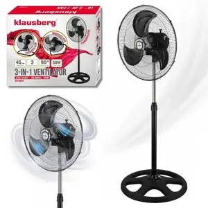 Fan heater Klausberg KB-9042 3-in-1 — floor, desk and wall fan heater (Klausberg)