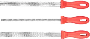 Wood Files Set Top Tools 06A730 — hand files for wood, 3-piece set