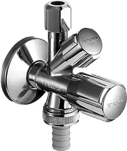 Угловой комбинированный кран Schell Comfort 360421 1/2" x 3/8" x 3/4"