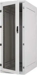 Triton 19" server/network cabinet RIE RIE-37-A68-CCX-N1 – IP54, 37U, 600×800 mm, glazed front door, rear panel, light gray