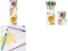 Шариковая ручка BIC 4 Colours Mineral Tones 303300 — 4-цветная выдвижная ручка, наконечник 0,32 мм, синие/красные/зеленые/черные чернила