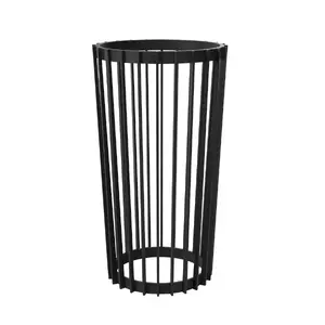 Подставка для цветочного горшка FORM_PLASTIC Standy2 для вставок Ø24/30 см, двусторонняя, H54 см, чёрная